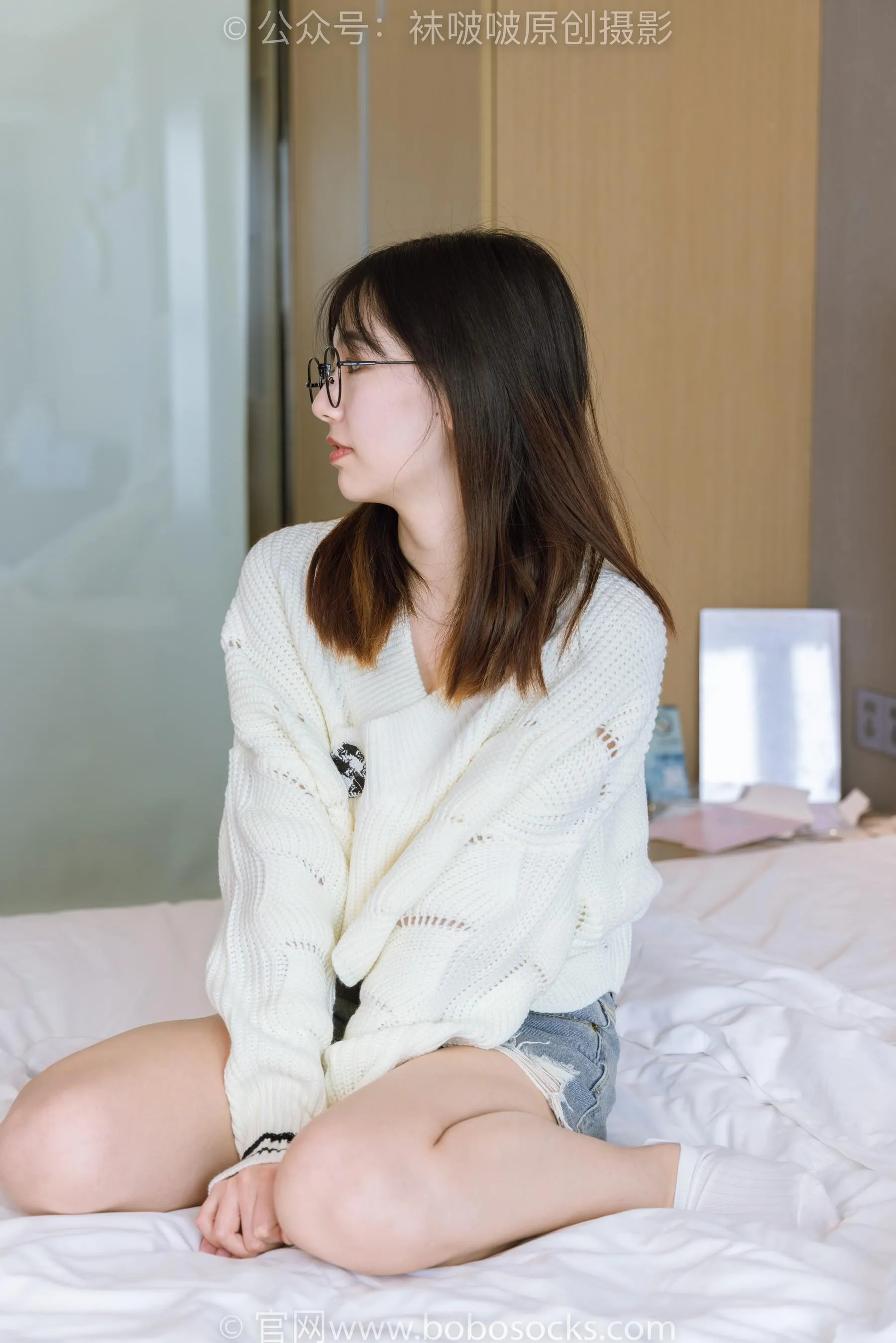 [BoBoSocks袜啵啵]NO.222 小甜豆-长靴、白棉袜、裸足[23] [47P]插图6